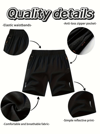 Men's Drawstring Sports Shorts