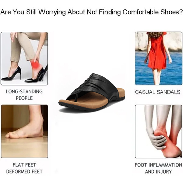 Women Can't Put These Comfortable Arch Support Orthopedic Sandals Down