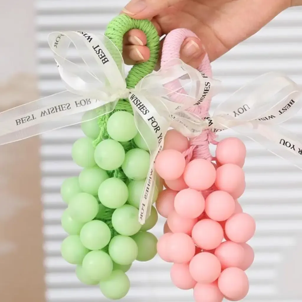 Handmade Grape-Shaped Soap Set