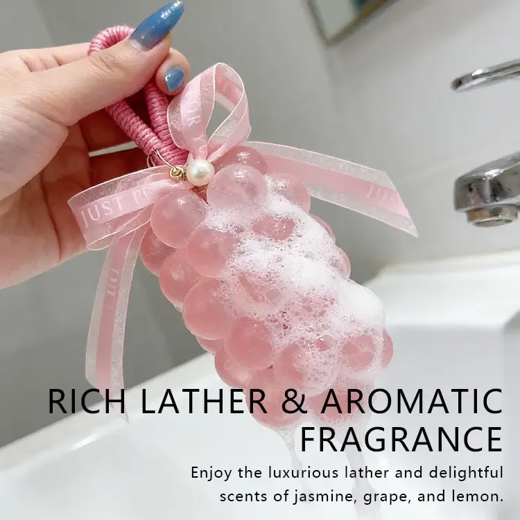 Handmade Grape-Shaped Soap Set