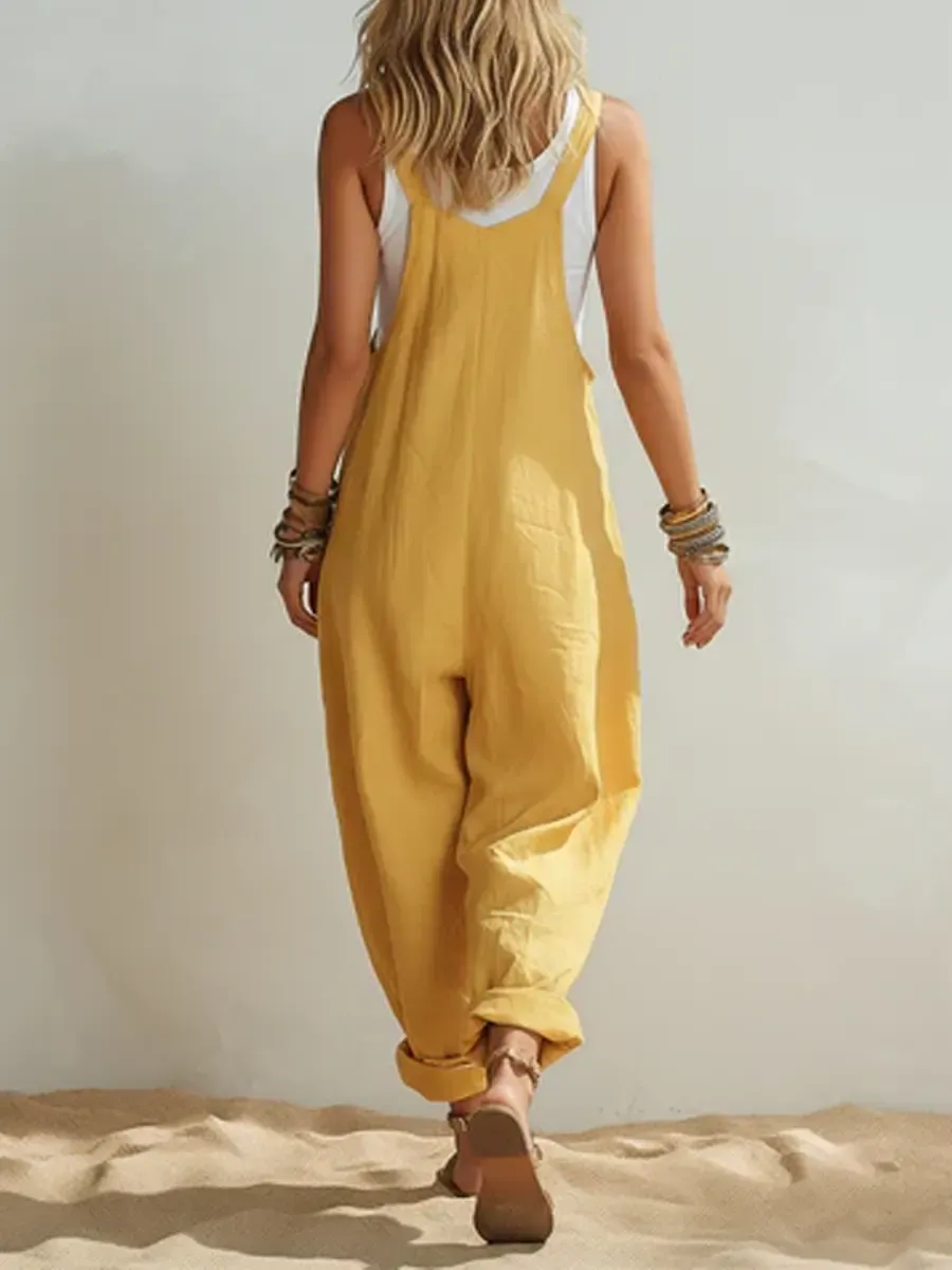 Women's Casual Vacation-style Jumpsuit