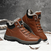 Men's Comfy Arch Support Waterproof Lightweight Handmade Genuine Leather Shoes