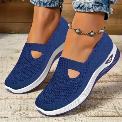 🔥Last Day Promotion 50% OFF🔥- Women's comfortable breathable knitted sneakers