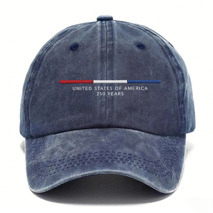 USA 250 Years Vintage-Inspired Washed Cap
