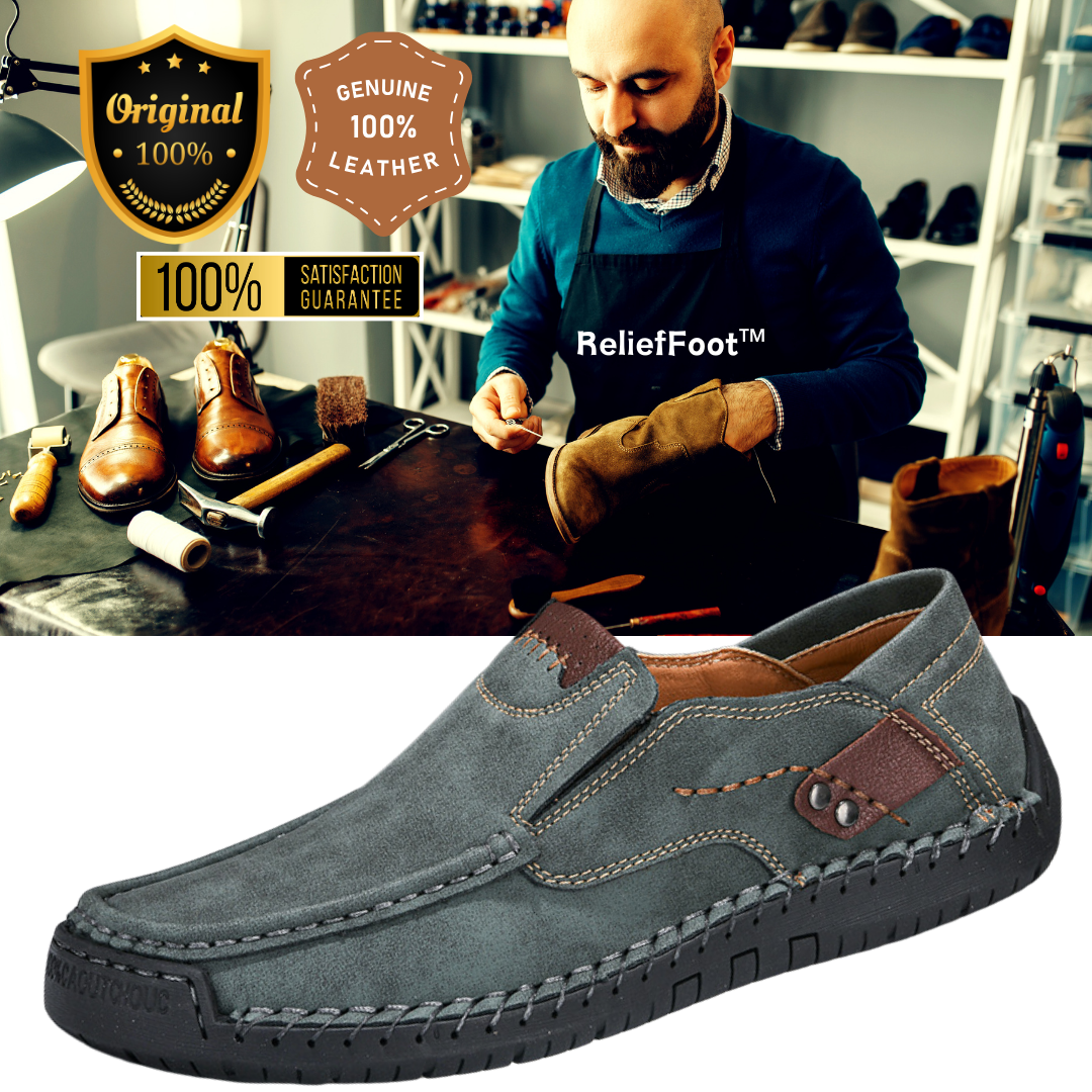 ReliefFoot®⏰Last Day 50% OFF🔥 Men's Handmade Genuine Leather Slip-On Loafers by ⏰Promotion - 50% OFF🔥