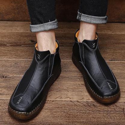 (🔥CLEARANCE SALE - 70% OFF)Men's Outdoor Casual Handmade Cowhide Boots
