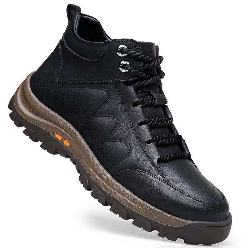 Men's Comfy Arch Support Waterproof Lightweight Handmade Genuine Leather Shoes