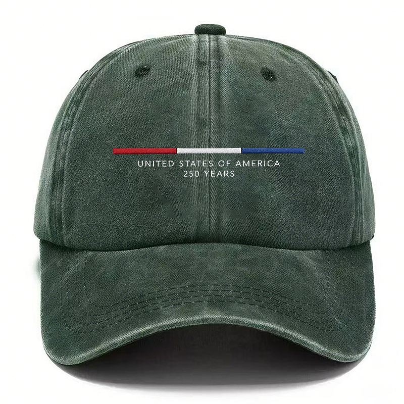 USA 250 Years Vintage-Inspired Washed Cap