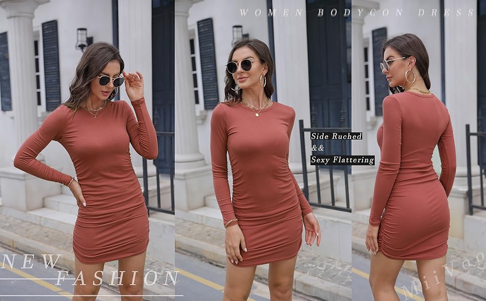 Side Ruched Dress
