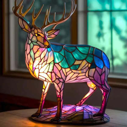 Sandy Lamp with Deer Theme