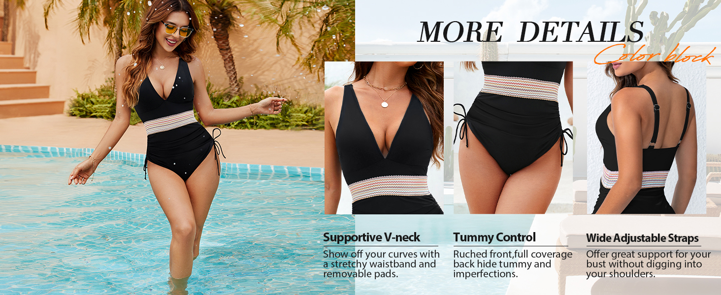tummy control swimsuits for women