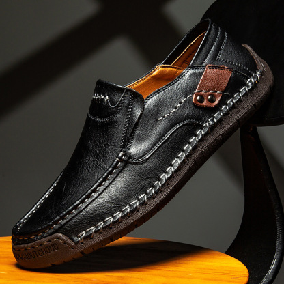 ReliefFoot®⏰Last Day 50% OFF🔥 Men's Handmade Genuine Leather Slip-On Loafers by ⏰Promotion - 50% OFF🔥