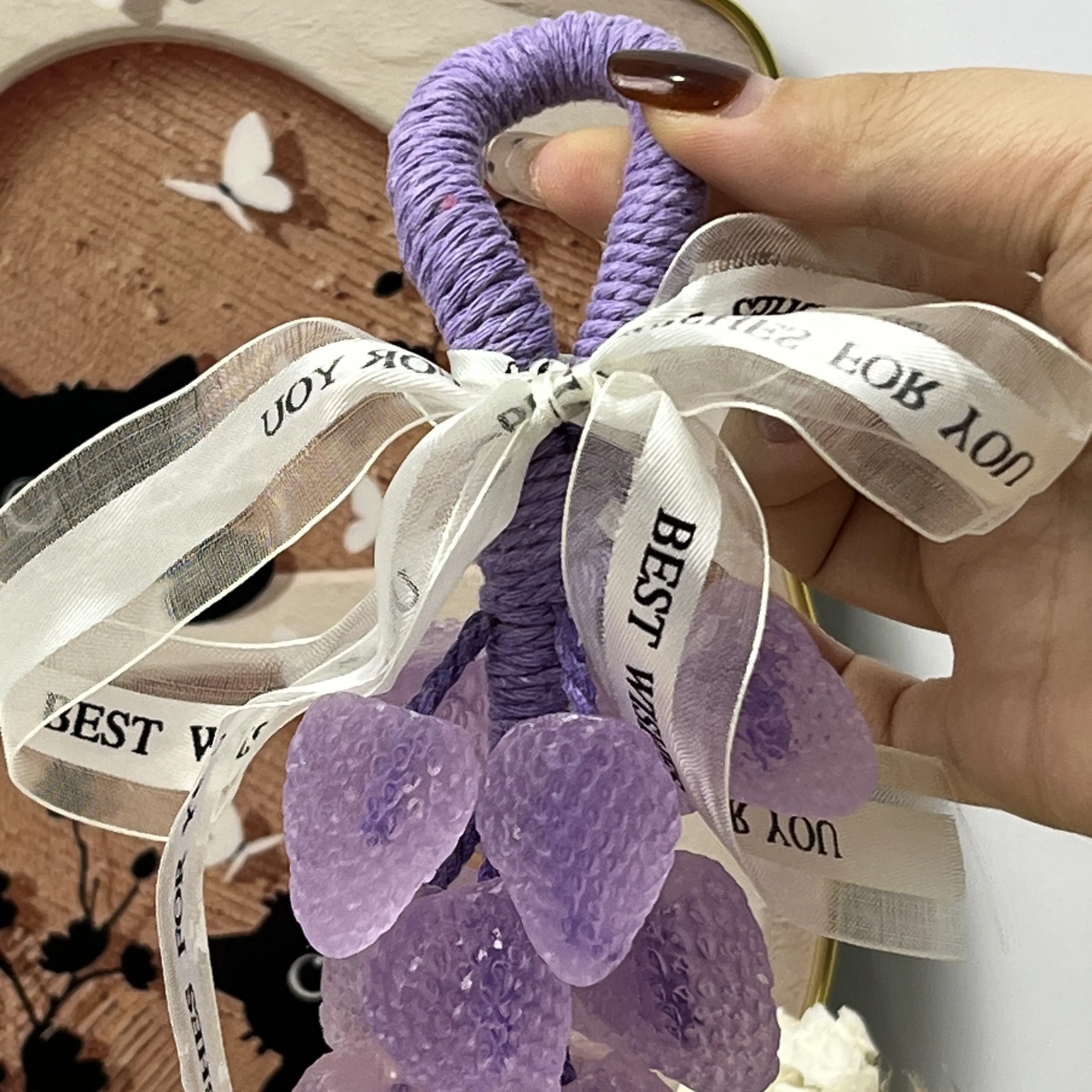 Handmade Grape-Shaped Soap Set