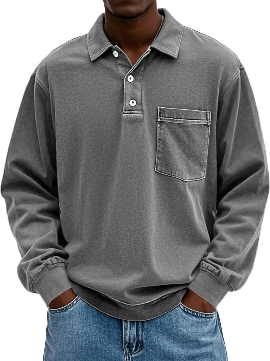 Men Can’t Get Enough of This Cozy Polo Shirt