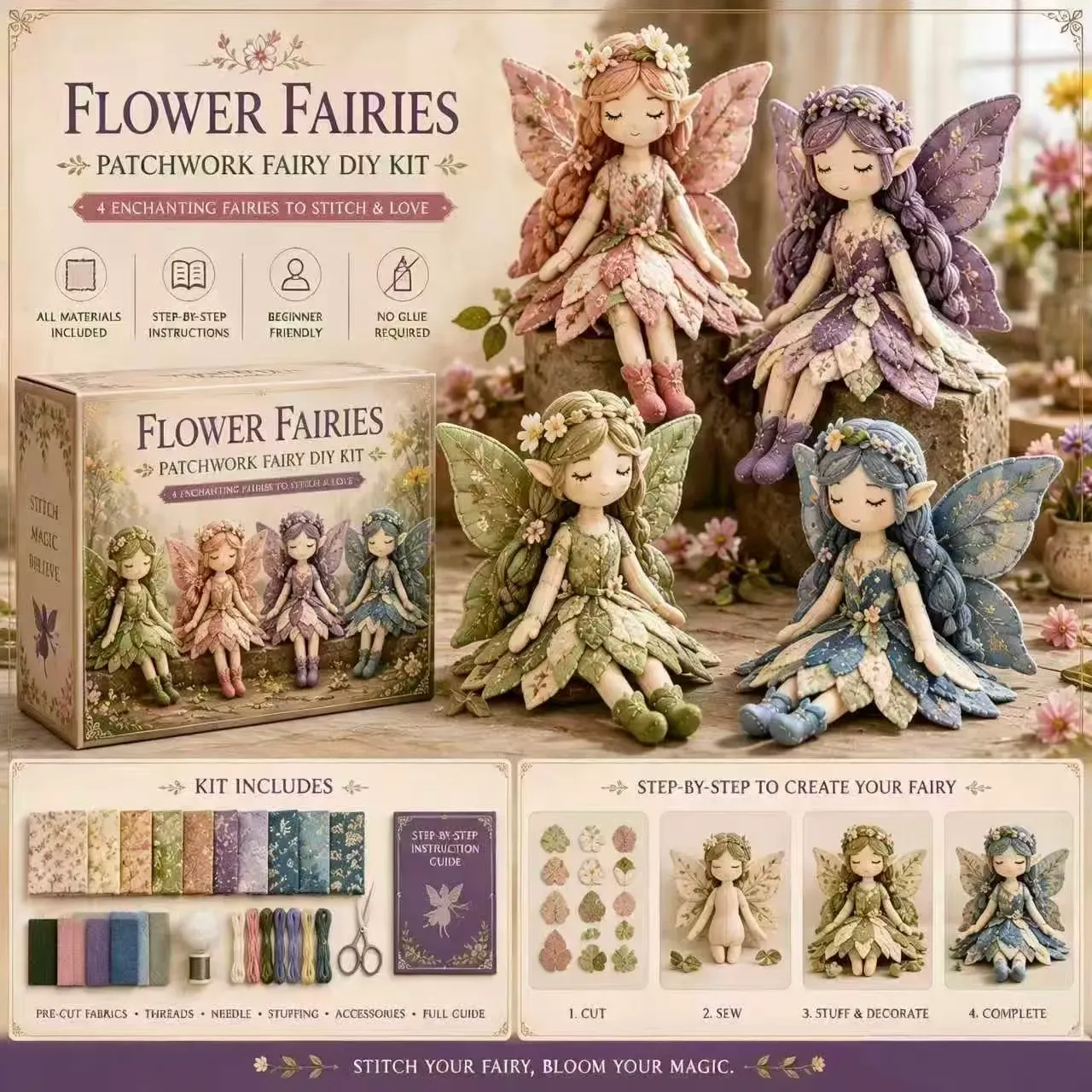 Fairy Patchwork DIY Collection