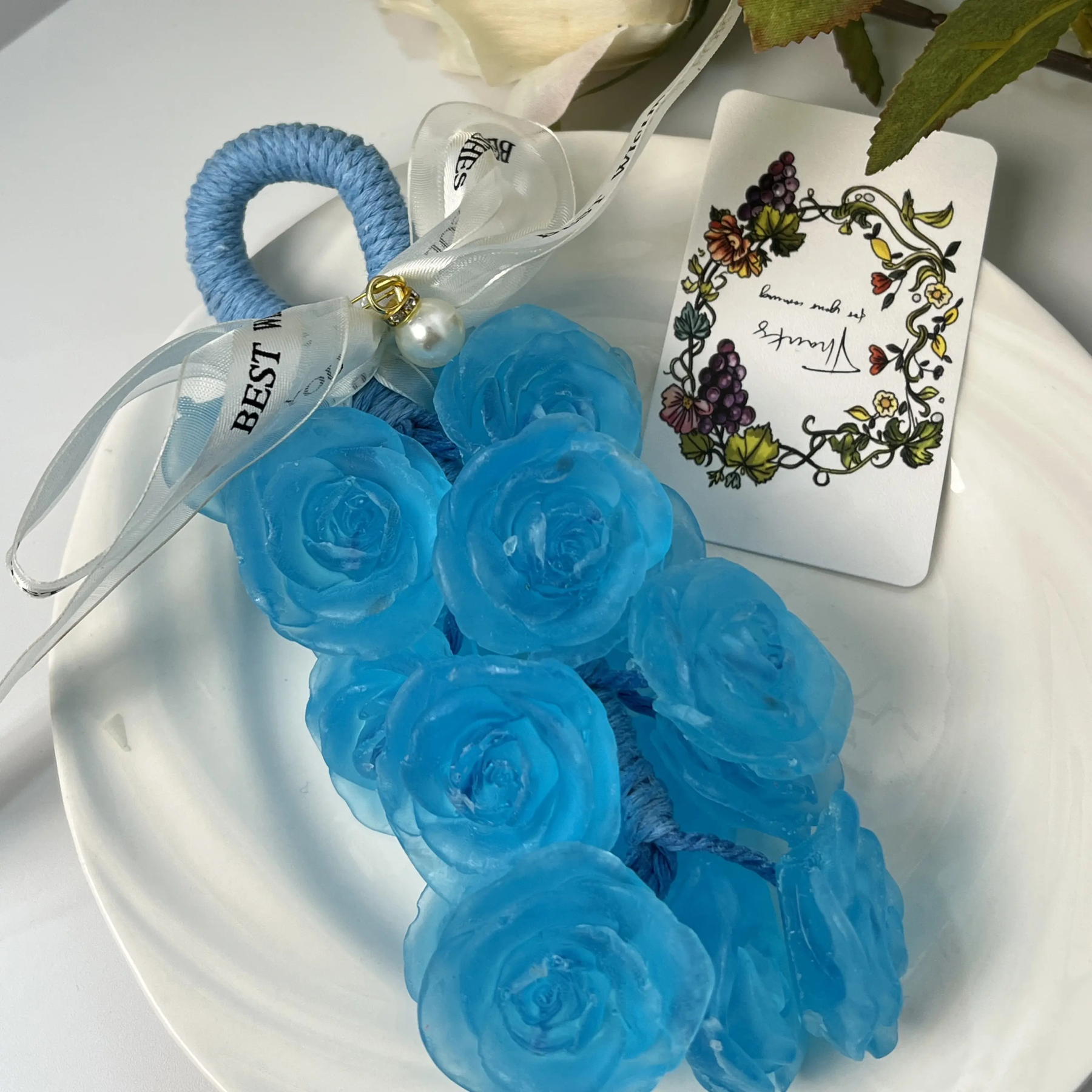 Handmade Grape-Shaped Soap Set