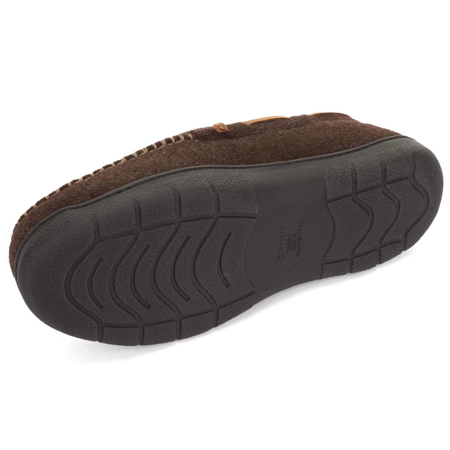 Men's Daily Non-Slip Warm Plush Wide Toe Slip-On Loafers Slippers