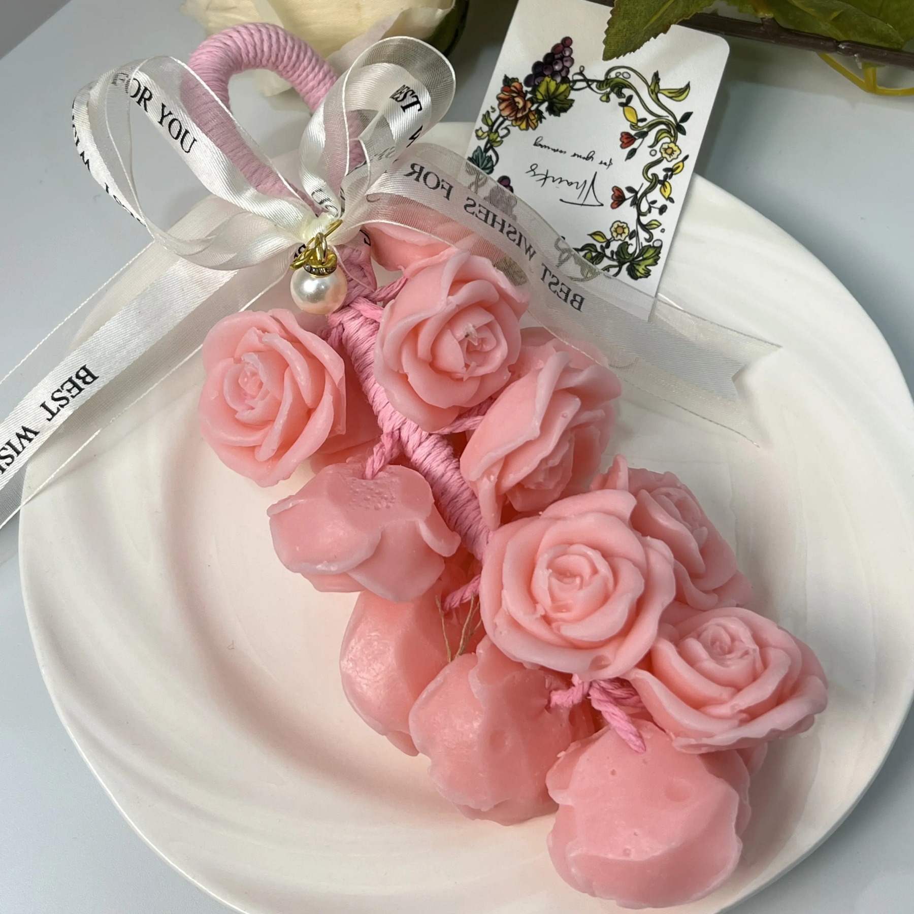 Handmade Grape-Shaped Soap Set