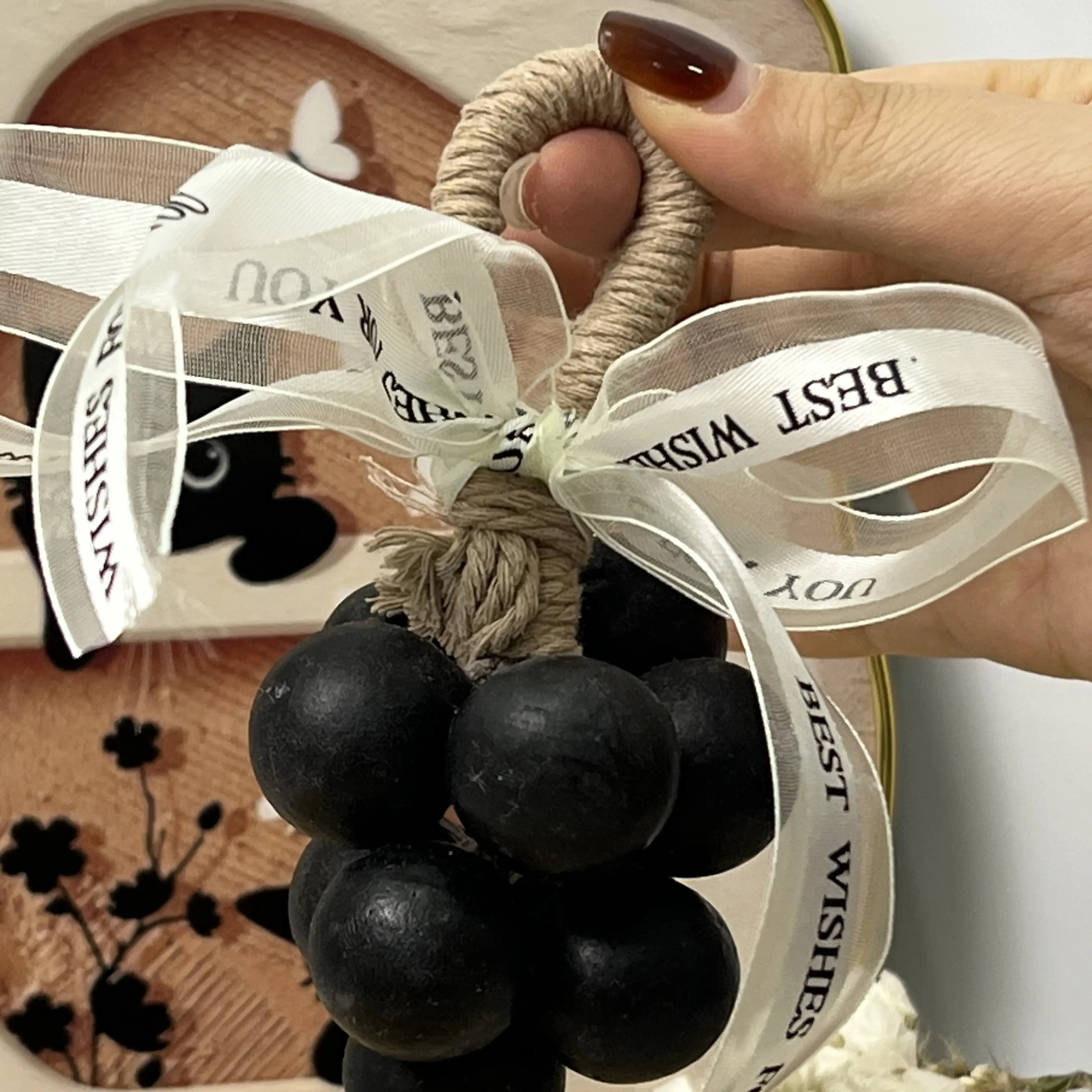 Handmade Grape-Shaped Soap Set