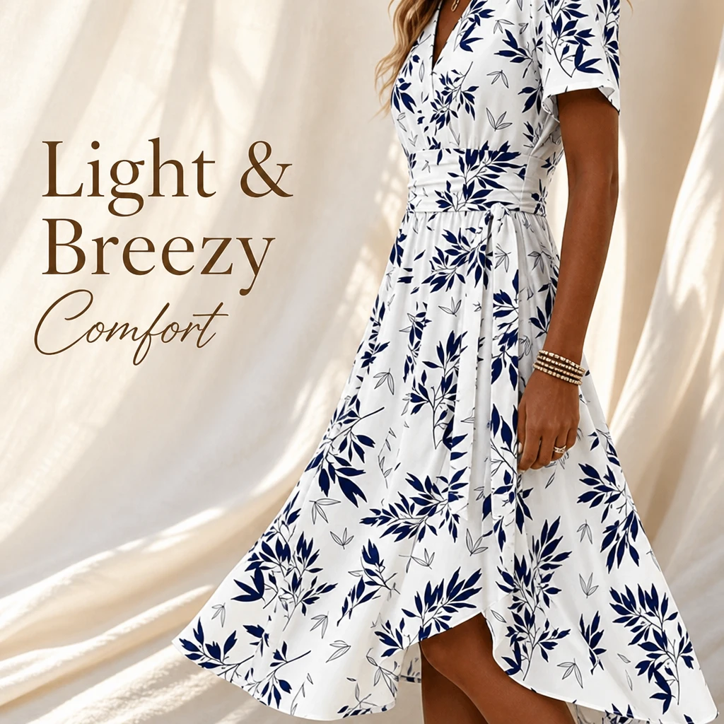 A Neckline That Invites the Sun