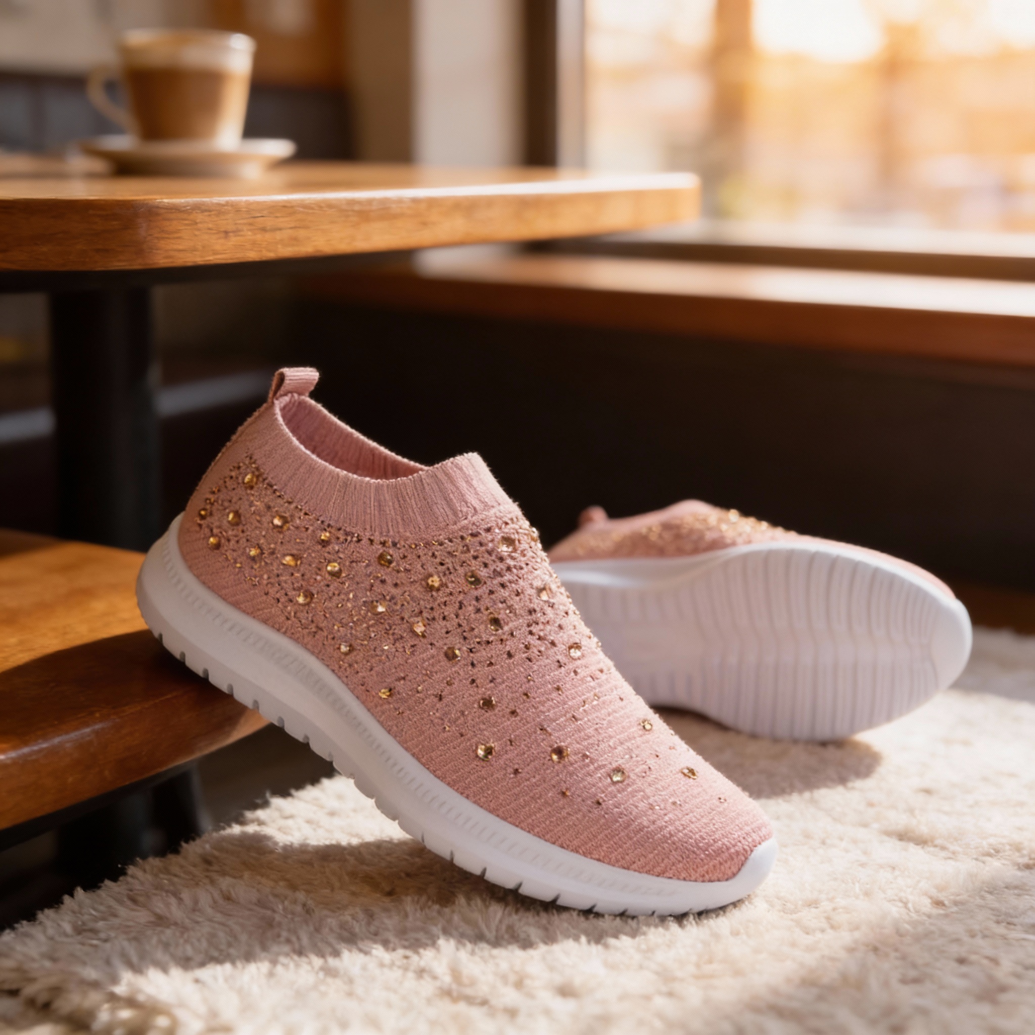 Close-up showing the cloud-like cushioning insole