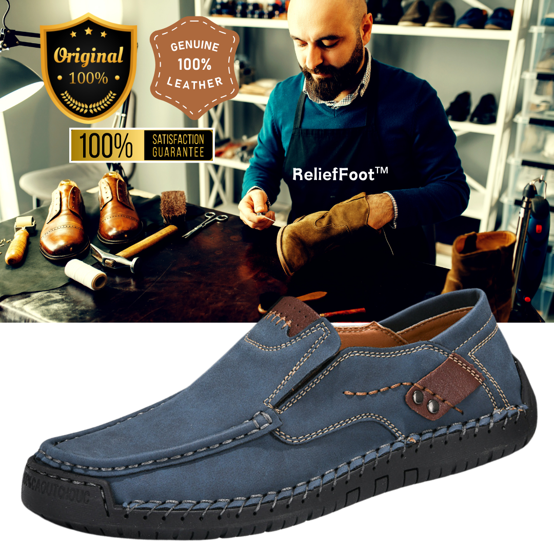 ReliefFoot®⏰Last Day 50% OFF🔥 Men's Handmade Genuine Leather Slip-On Loafers by ⏰Promotion - 50% OFF🔥