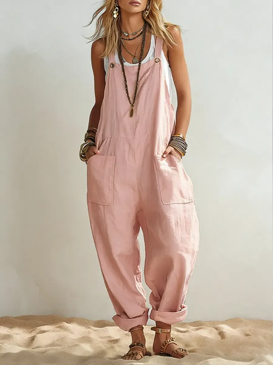 Women's Casual Vacation-style Jumpsuit