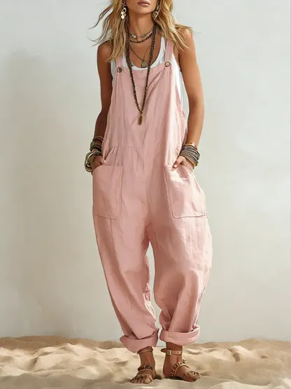 Women's Casual Vacation-style Jumpsuit