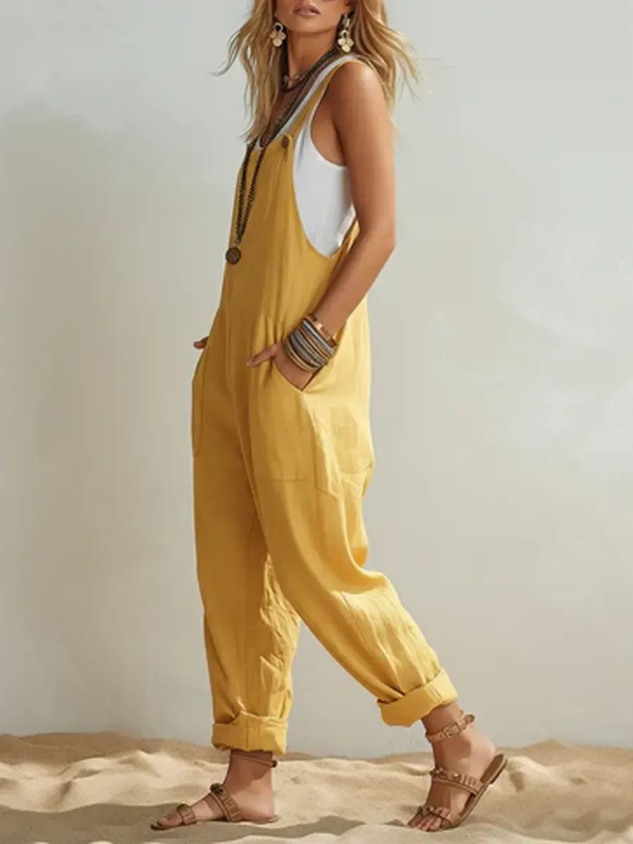 Women's Casual Vacation-style Jumpsuit
