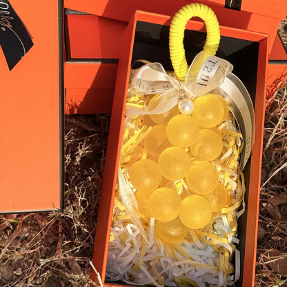 Handmade Grape-Shaped Soap Set