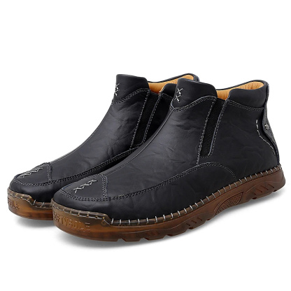 (🔥CLEARANCE SALE - 70% OFF)Men's Outdoor Casual Handmade Cowhide Boots