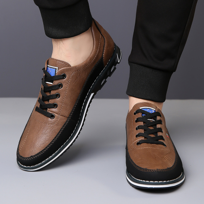 Men's Fashion Calfskin Leather Shoes