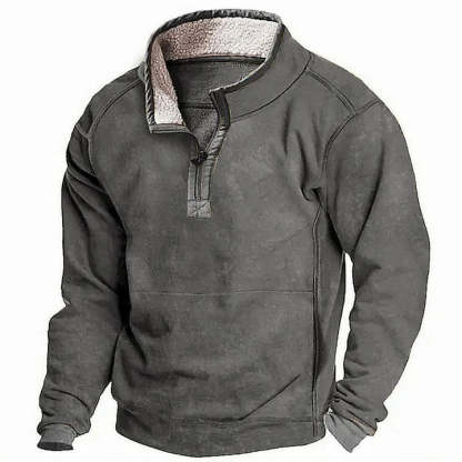 Men can't get enough of this comfortable high-neck cashmere sweatshirt.