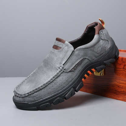 ⏰Promotion 70% OFF - 2025 Upgrade Men's Orthopedic Comfortable Casual Genuine Leather Slip On Loafers