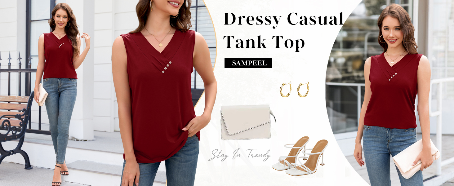 dressy casual tops