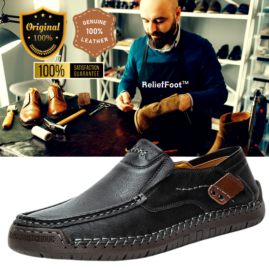 ReliefFoot®⏰Last Day 50% OFF🔥 Men's Handmade Genuine Leather Slip-On 