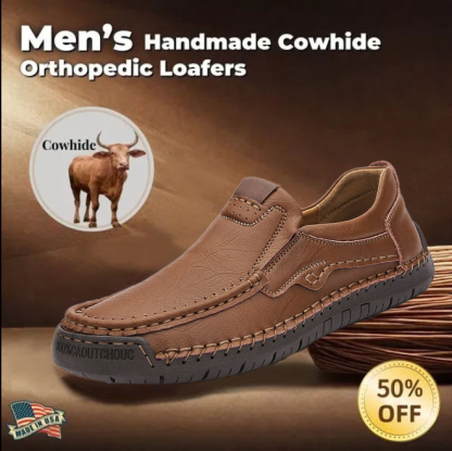 ⏰Limited Time 50% OFF - 2025 Newest Men's Orthopedic Leather Loafers