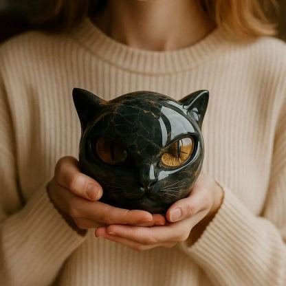 Black Cat Sculpture That Brings Luck Into Your Home