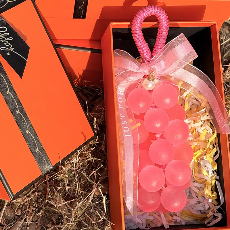 Handmade Grape-Shaped Soap Set