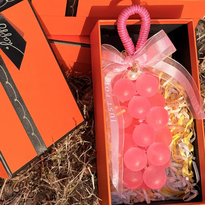 Handmade Grape-Shaped Soap Set