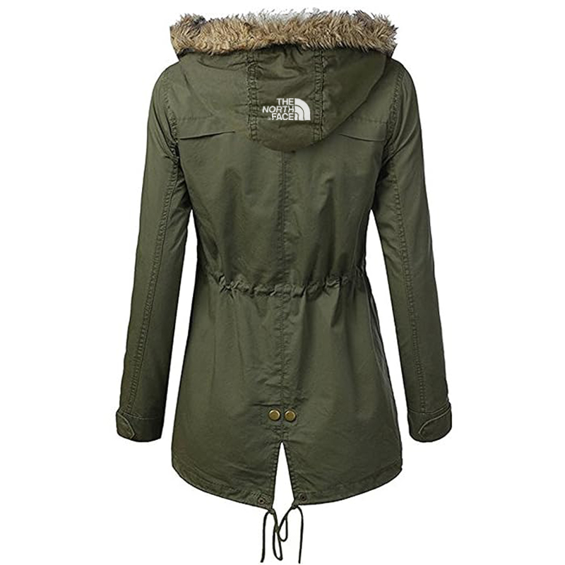 Womens Cotton Anorak Lightweight Utility Parka Jackets with Drawstring -  WOMEN'S
