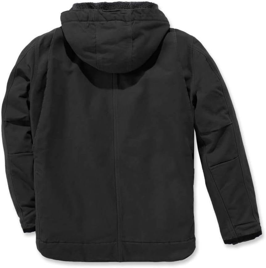 Carhartt Men's Relaxed Fit Washed Duck Sherpa-Lined Utility Jacket Work Outerwear