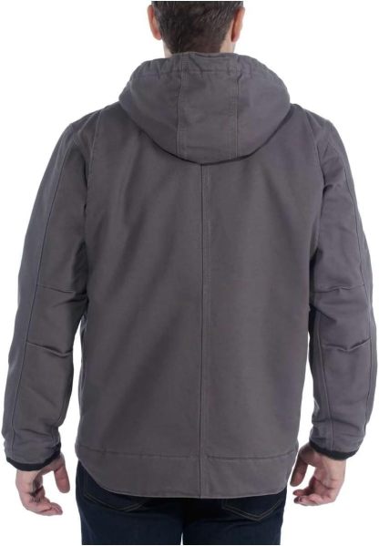 Carhartt Men's Relaxed Fit Washed Duck Sherpa-Lined Utility Jacket Work Outerwear