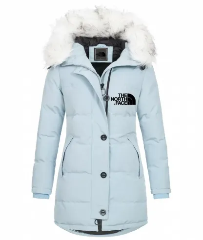 2024 Fashion ladies parka coat with fur collar