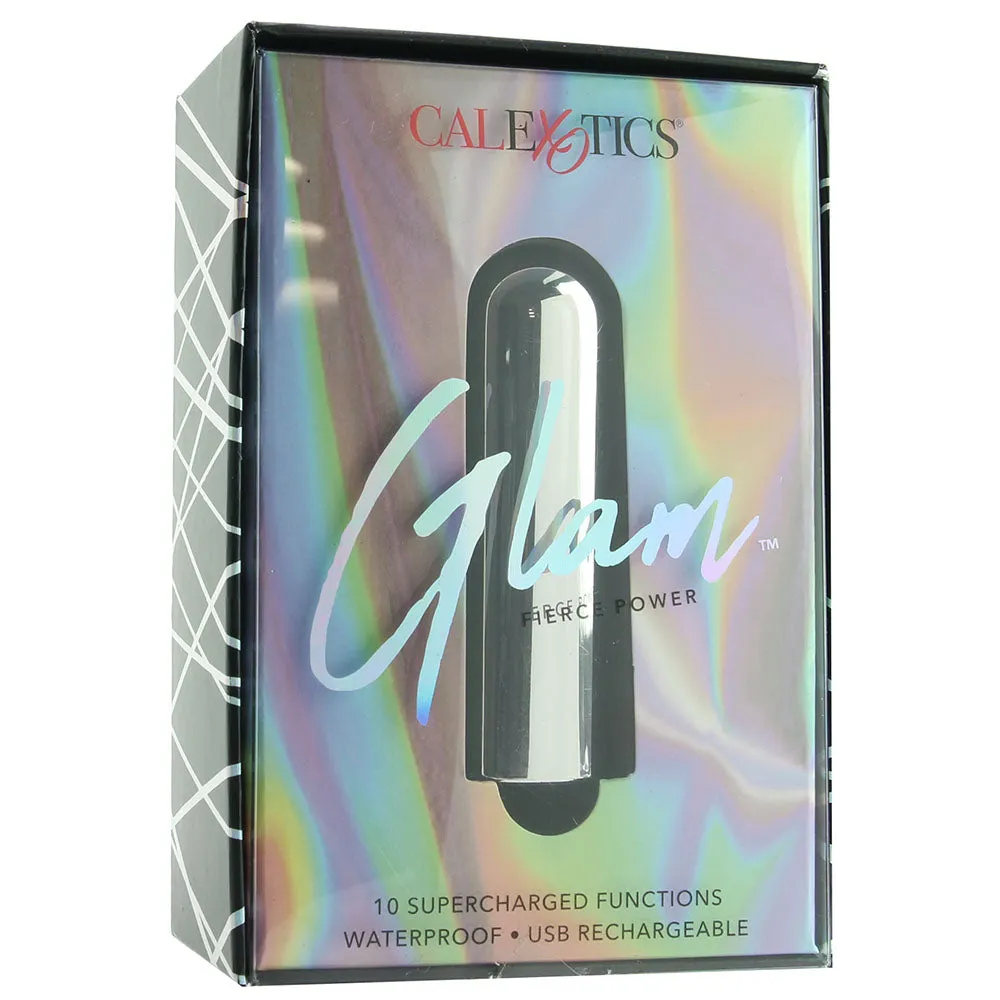 CalExotics  Glam Rechargeable Bullet Vibrator in Silver-Seduce Mart