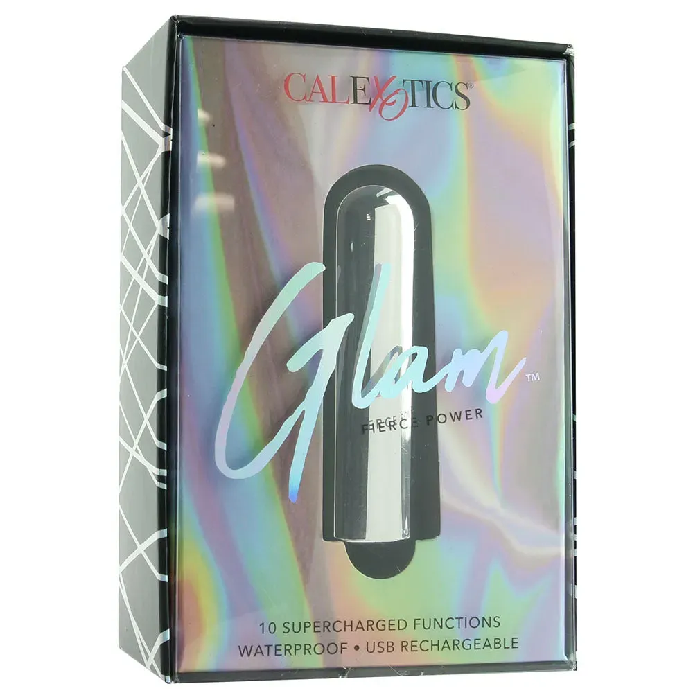 CalExotics  Glam Rechargeable Bullet Vibrator in Silver-Seduce Mart