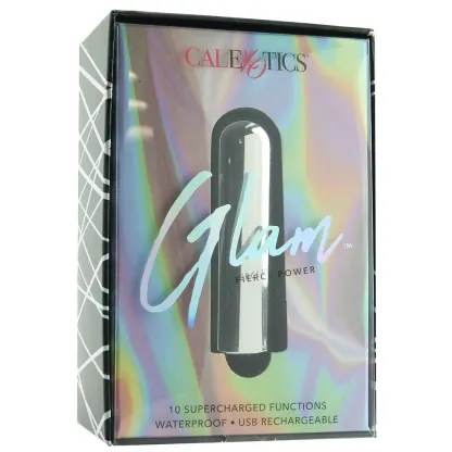 CalExotics  Glam Rechargeable Bullet Vibrator in Silver-Seduce Mart