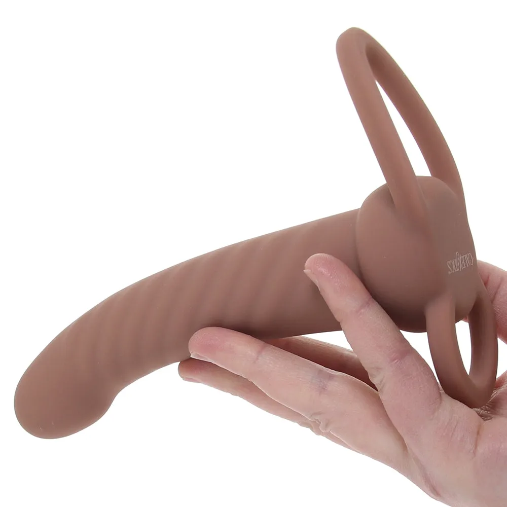 CalExotics  Performance Maxx Ribbed Dual Penetrator Vibe in Dark-Seduce Mart