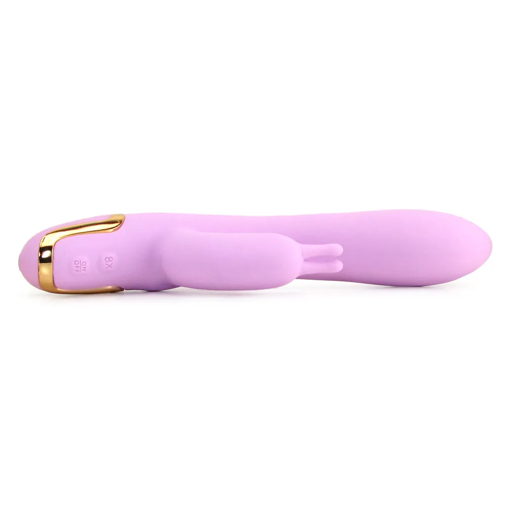 CalExotics  Entice Isabella Silicone Rabbit Vibe in Pink-Seduce Mart