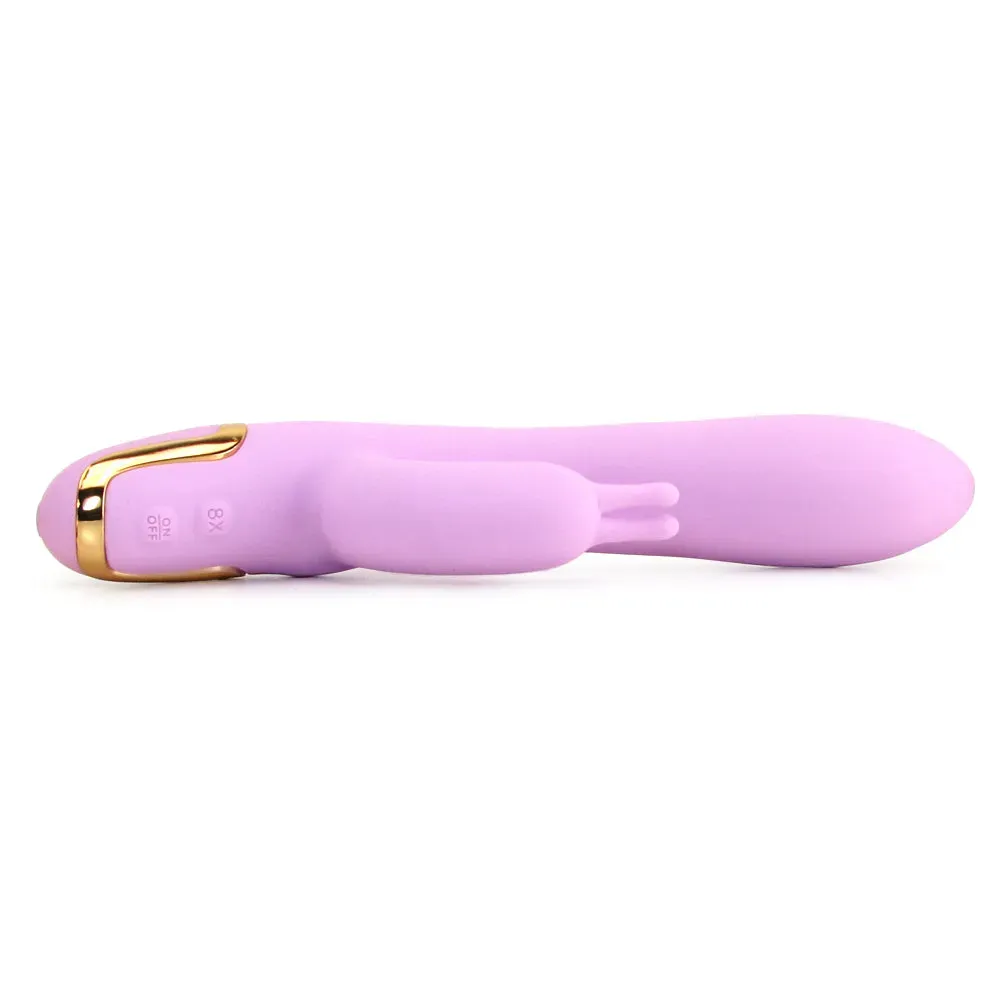 CalExotics  Entice Isabella Silicone Rabbit Vibe in Pink-Seduce Mart